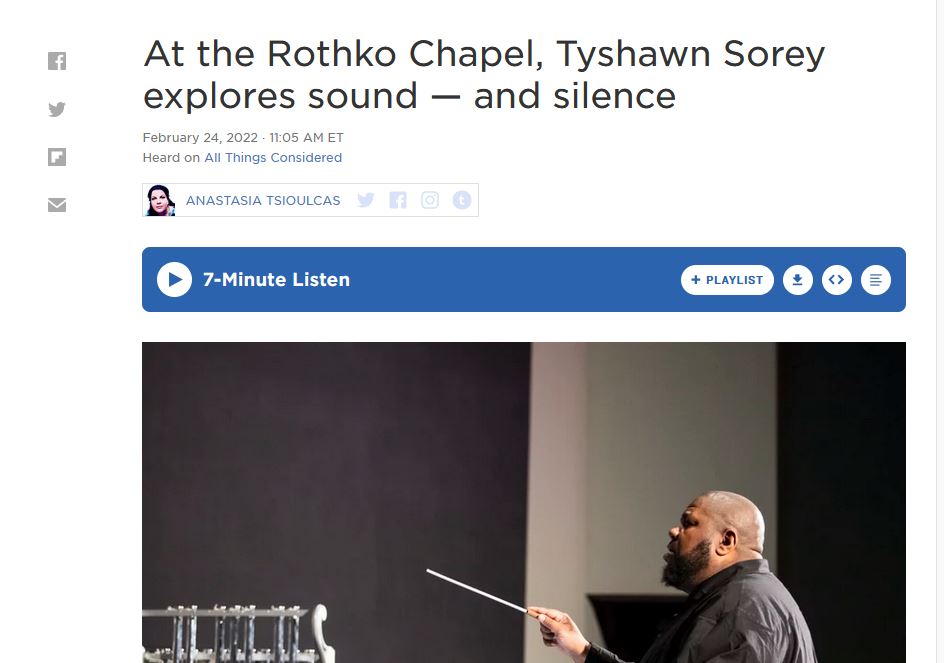 NPR’s All Things Considered covers “Monochromatic Light (Afterlife)”